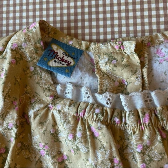 Vintage Disney Minnie Mouse embroidered long sleeve blouse. 100% cotton. Size 3T - Picture 5 of 9